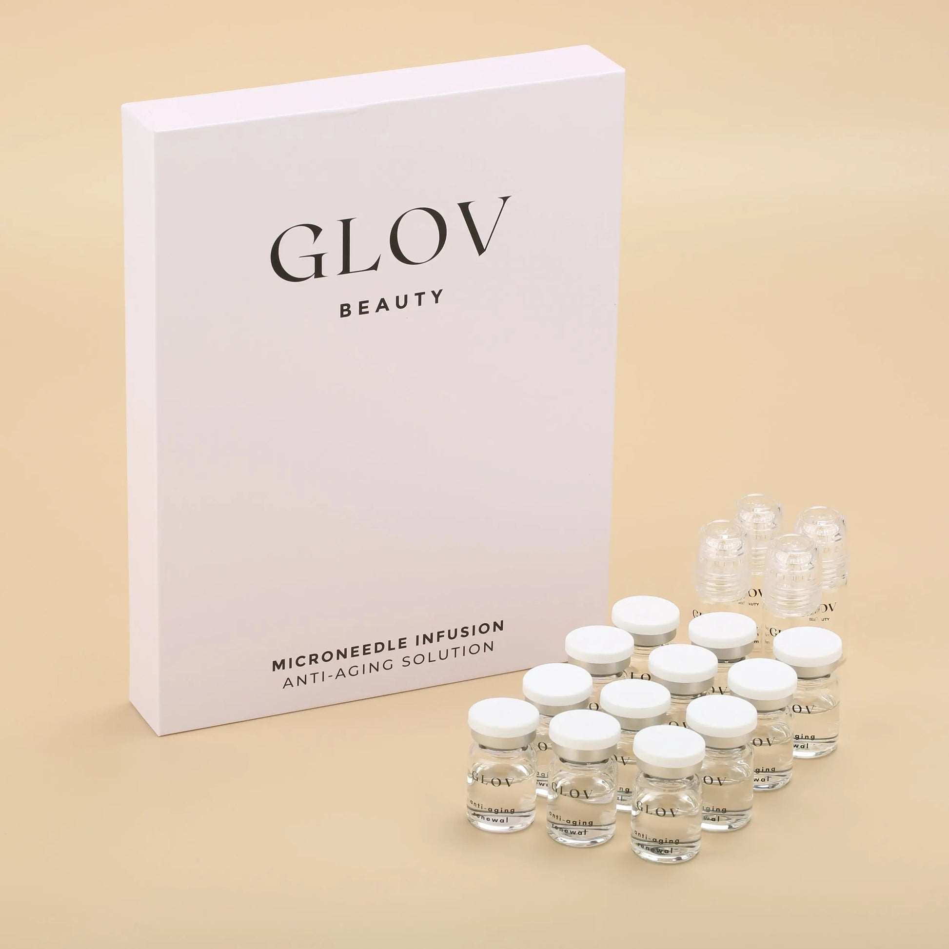 4 Glov Micro Infusion System + 12 Serums + 8 Pairs Microneedle Eye Patches Glov Beauty