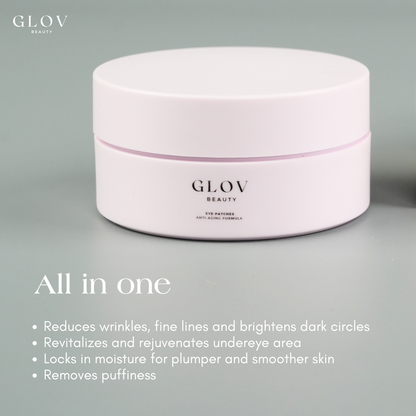 4 Glov Micro Infusion System Bundle + 12 Serums + 8 Needles + Glov Moisturizer Deep Hydration + Glov Intense Rejuvenation Eye Gel Patches - Glov Beauty