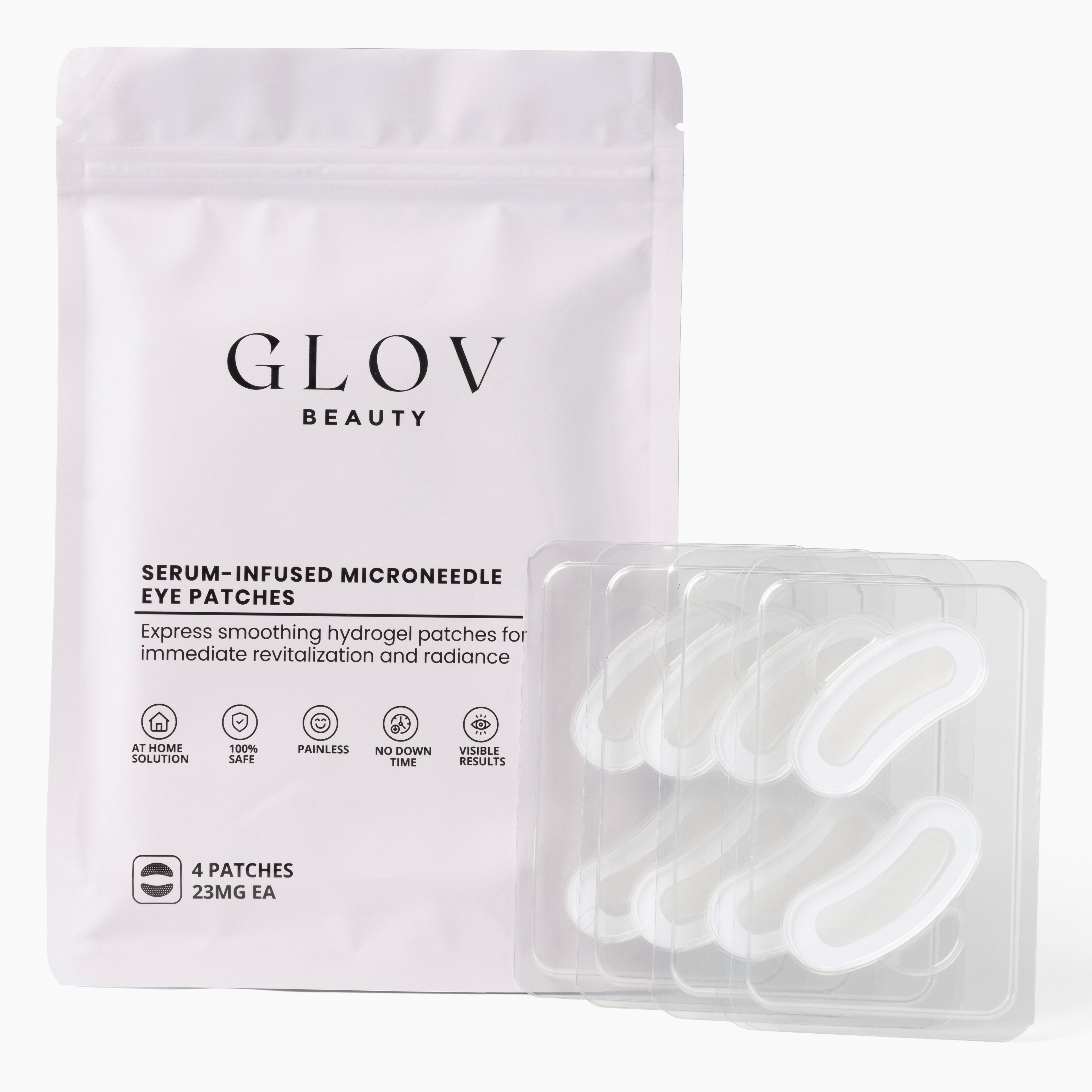 Patchs pour les yeux à micro-aiguilles infusés au sérum Glov